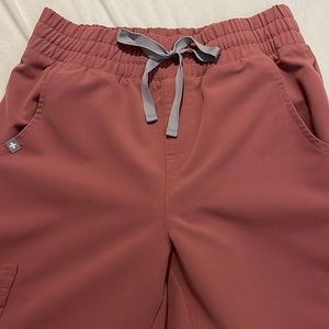 Figs Mauve High Waisted Joggers